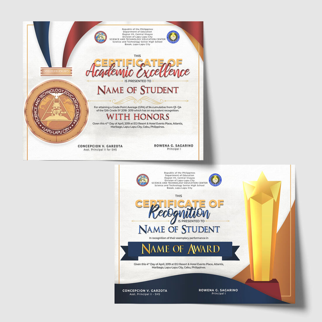 STEC Graduate Certificates 2019